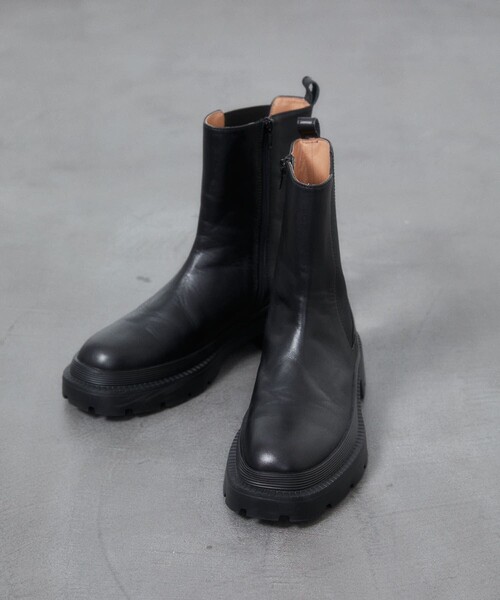 「ATELIER BRUGGE」 ショートブーツ S ブラック レディース_画像8