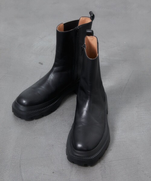 「ATELIER BRUGGE」 ショートブーツ S ブラック レディース_画像9