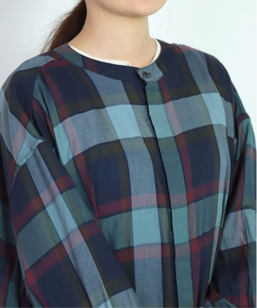 「Brocante」 長袖ワンピース 2 ブルー系その他 レディース_画像2