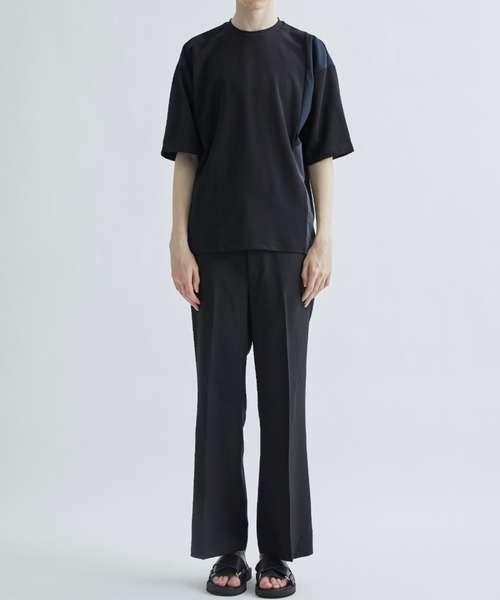 「STUDIOUS」 半袖Tシャツ 3 ブラック メンズ_画像2
