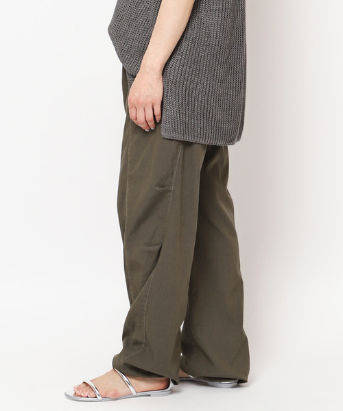 「AP STUDIO」 イージーパンツ 40 ブラック レディース_画像3