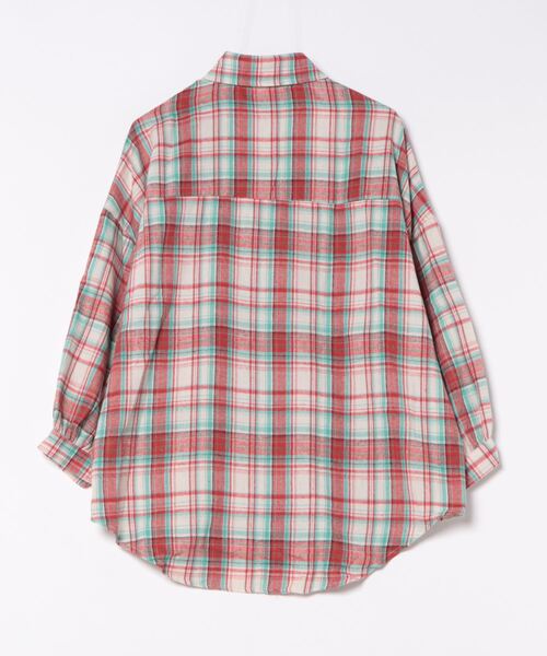 「LADY LIKE」 長袖シャツ M ブルー レディース_画像2