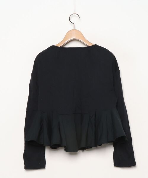 [CELFORD] трикотажный джемпер с длинным рукавом 36 черный женский 