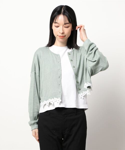 「merry jenny」 カーディガン FREE ブルー レディース_画像2