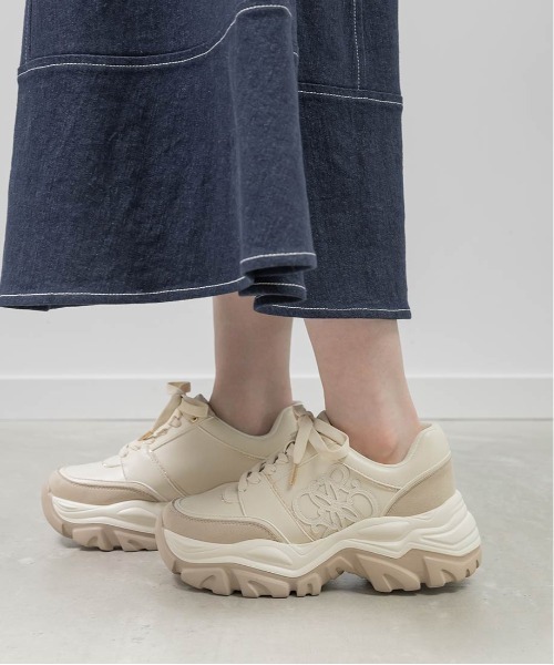 RANDA（ランダ） スニーカー モノグラムカッティングデザイン
