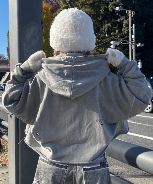 Never mind the XU / Chikashitsu+」 「Pulse」プルオーバーパーカー