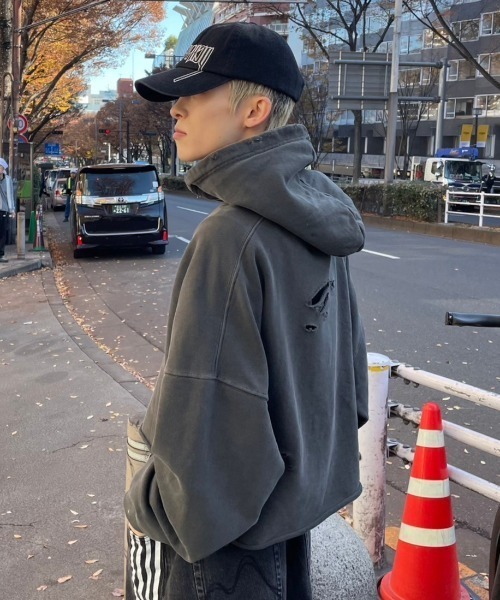 Never mind the XU / Chikashitsu+」 「Pulse」プルオーバーパーカー