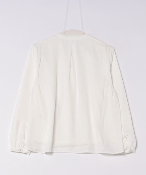 「Honeys」 「glacier」長袖ブラウス L ボルドー レディース_画像2