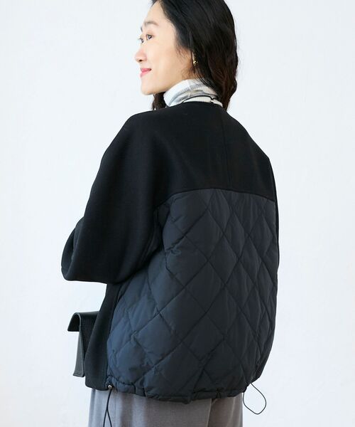 le.coeur blanc（ルクールブラン） コート アウター ウール×ダウン