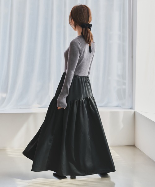 「KOBE LETTUCE」 ドッキングワンピース M ブラック レディース_画像8