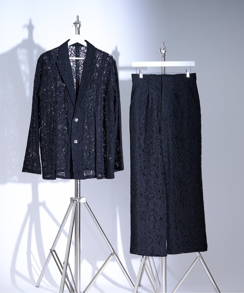 「Ellno Loset」 テーラードジャケット MEDIUM ブルー メンズ_画像2