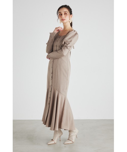 「rienda」 長袖ワンピース SMALL ブルー レディース_画像3