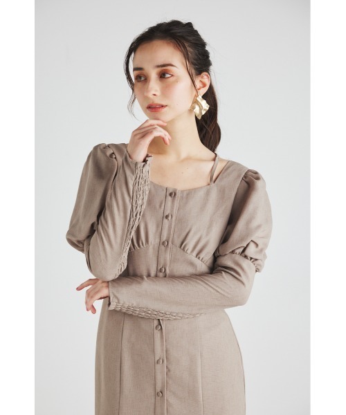 「rienda」 長袖ワンピース SMALL ブルー レディース_画像5