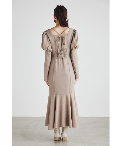 「rienda」 長袖ワンピース SMALL ブルー レディース_画像8