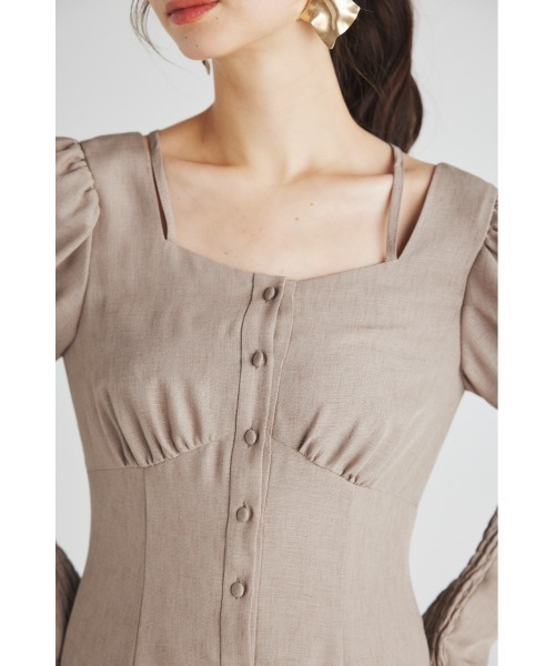 「rienda」 長袖ワンピース SMALL ブルー レディース_画像9