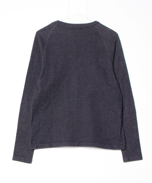 「CABANE de ZUCCa」 スウェットカットソー M ネイビー メンズ_画像2