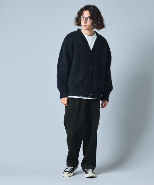 「FREAK'S STORE」 ニットカーディガン SMALL ブラウン メンズ_画像7