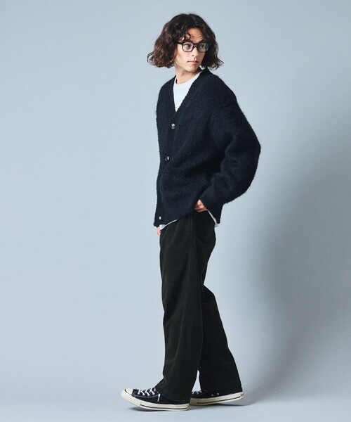 「FREAK'S STORE」 ニットカーディガン SMALL ブラウン メンズ_画像8