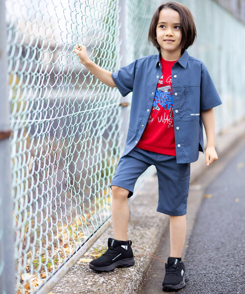 「WASK」 「KIDS」半袖Tシャツ 150cm レッド キッズ_画像3