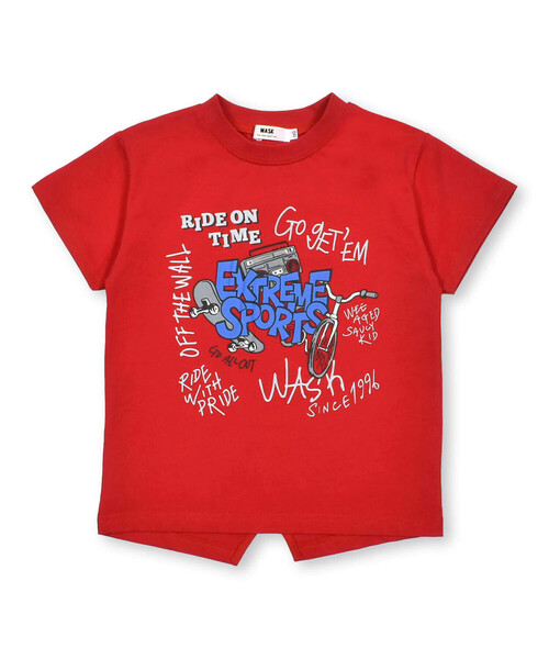 「WASK」 「KIDS」半袖Tシャツ 150cm レッド キッズ_画像7