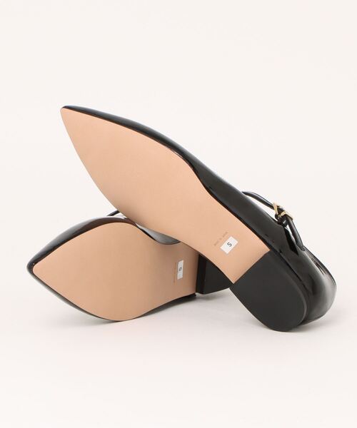 「BLUE LABEL CRESTBRIDGE」 パンプス M ブラック レディース_画像3