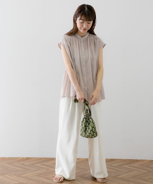 「URBAN RESEARCH Sonny Label」 半袖ブラウス FREE ブラック レディース_画像8