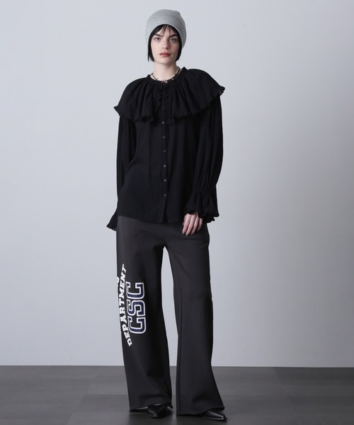 「ROSE BUD」 「CREOLME」スウェットパンツ ONE SIZE グレー レディース_画像3