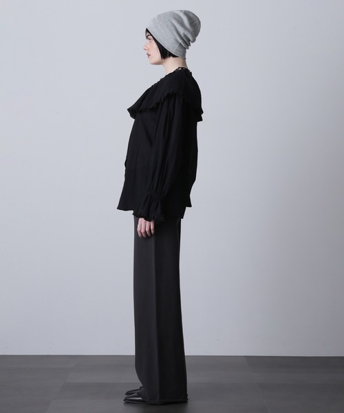 「ROSE BUD」 「CREOLME」スウェットパンツ ONE SIZE グレー レディース_画像4