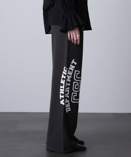 「ROSE BUD」 「CREOLME」スウェットパンツ ONE SIZE グレー レディース_画像7