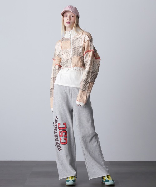 「ROSE BUD」 「CREOLME」スウェットパンツ ONE SIZE グレー レディース_画像9