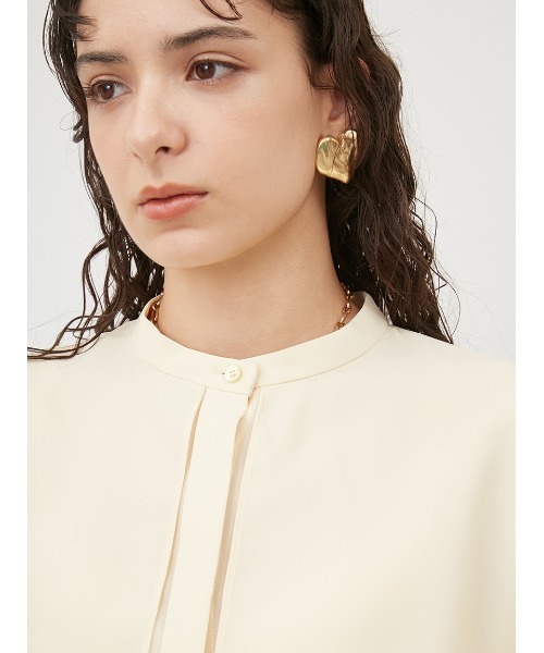 「Mila Owen」 長袖ブラウス 0 ネイビー レディース_画像6