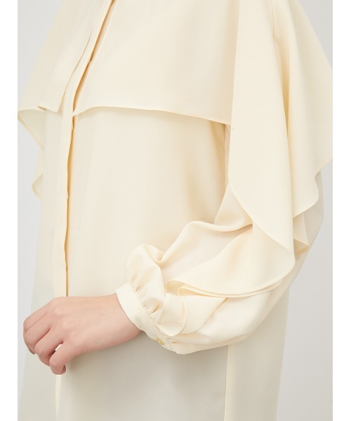 「Mila Owen」 長袖ブラウス 0 ネイビー レディース_画像7