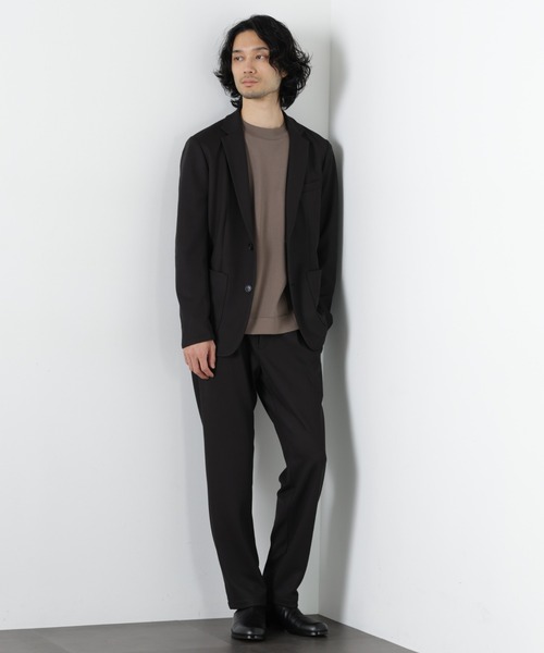 新品 Lサイズ ナノユニバース カノニコ Super 110's セットアップ NANO universe（ナノ・ユニバース） セットアップ ボンディングカノコ