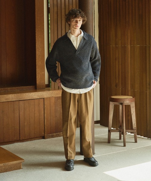 「Bleme」 長袖ニット X-LARGE グレー メンズ_画像3