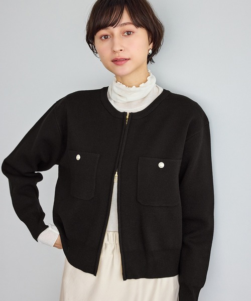 ROPE' PICNIC（ロペ ピクニック） カーディガン ミラノリブダブル