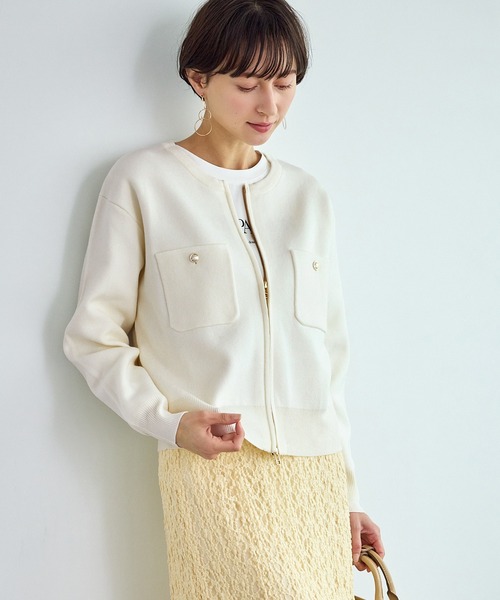 ROPE' PICNIC（ロペ ピクニック） カーディガン ミラノリブダブル