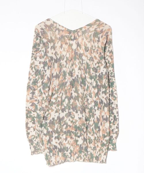 「qualite」 ニットカーディガン - グリーン レディース_画像2