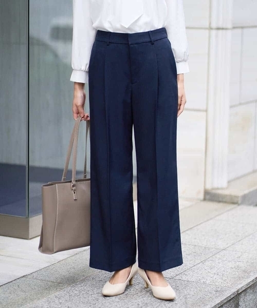 「a.v.v」 パンツ 42 ネイビー レディース_画像6