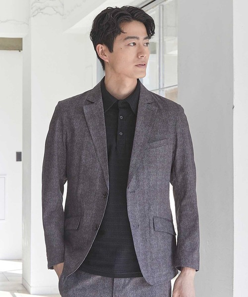 「UNION STATION」 テーラードジャケット M ネイビー メンズ_画像2