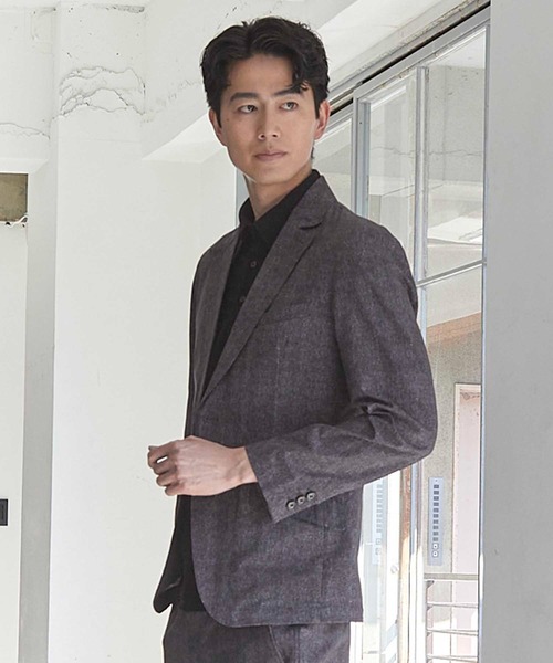 「UNION STATION」 テーラードジャケット M ネイビー メンズ_画像3