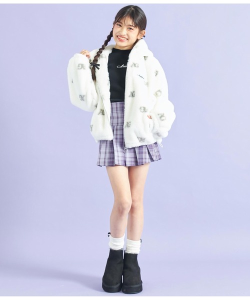 「ANAP GiRL」 「KIDS」ブルゾン M ブルー キッズ_画像4