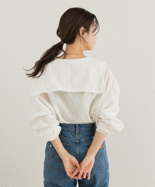 「Kastane」 長袖ブラウス FREE ピンク レディース_画像3