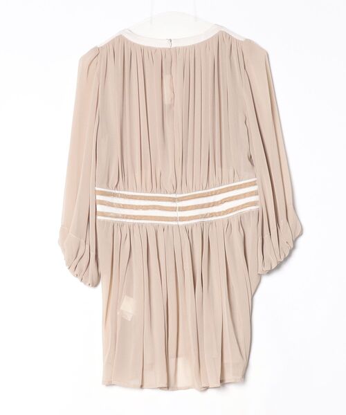 「SETAICHIRO」 長袖ブラウス 1 ベージュ レディース_画像2