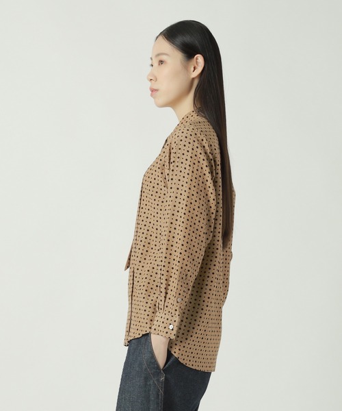 ZUCCa（ズッカ） ブラウス シャツ DOT SQUARE PRINT / ブラウス / P 