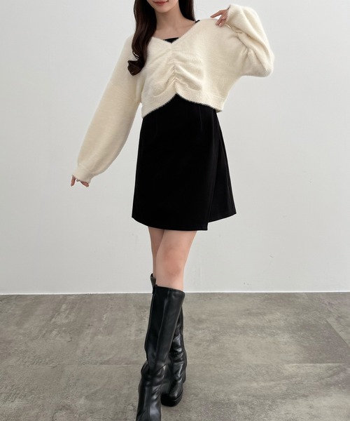 [CENEA] комбинированный One-piece LARGE светло-серый женский 