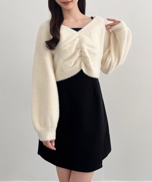 [CENEA] комбинированный One-piece LARGE светло-серый женский 