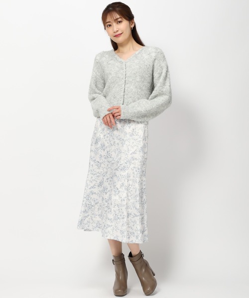 「MISCH MASCH」 カーディガン フリ- ホワイト レディース_画像2