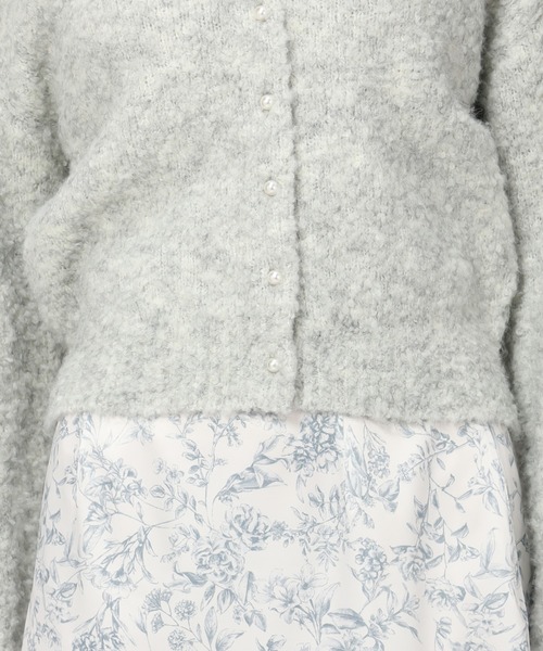 「MISCH MASCH」 カーディガン フリ- ホワイト レディース_画像5