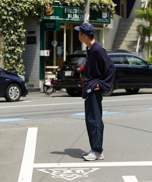 「NCAA」 長袖ニット LARGE グレー メンズ_画像4