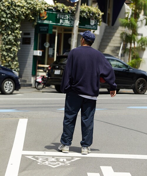 「NCAA」 長袖ニット LARGE グレー メンズ_画像5